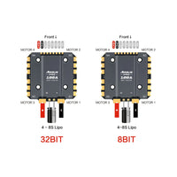 Axisflying 8S ARGUS PRO ECO 80A 100A ESC F722 Stack With Heat Dissipating Aluminum Parts 8Bit / 32Bit For15-inch FPV Drone