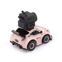 SNT 1:100 Q25-370Z FPV RC Car with Goggles Micro RC Desk Race Table Car Remote Control Car Magnetic Attraction FPVBOX RACE 25mW