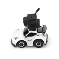 SNT 1:100 Q25-370Z FPV RC Car with Goggles Micro RC Desk Race Table Car Remote Control Car Magnetic Attraction FPVBOX RACE 25mW