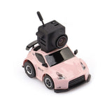 SNT 1:100 Q25-370Z FPV RC Car with Goggles Micro RC Desk Race Table Car Remote Control Car Magnetic Attraction FPVBOX RACE 25mW