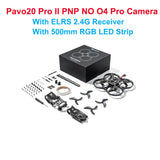 BETAFPV Pavo20 O4 Pro II ELRS 2.4G Receiver SBUS RX Brushless BWhoop Quadcopter 2.2" Cinewhoop 1104 7200KV Motor F4 2-3S 20A