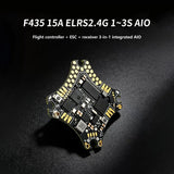 DarwinFPV Flight Controller + ESC + Receiver 3-in-1 Integrated AlO Ultra‑Light 15A Built‑in ELRS 2.4G 1‑3S for Toothpick Frame