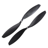 Gemfan 1Pair/2Pairs Carbon Fiber 14Inch CW CCW Propeller 14x7 for RC Electric Model Airplane