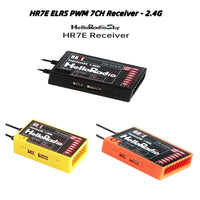 HelloRadio HR7E 8CH  ELRS 2.4G / HR7C 8CH D8/D16/SFHSS PWM Power Supply DC 4.5-7.4 V Receiver Dual Antenna Fixed Wing Drone Boat