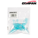 12 Pairs GEMFAN 3024 3 Paddle Propeller 3Inch Prop For F9A-B RC Flying Ball / Soccer Drones FPV 3inch Toothpick Cinewhoop Ducted
