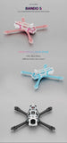QWinOut 5.1 Inch Carbon Fiber X-Frame Kit 230mm Wheelbase 7mm Thickness Arm For FPV Racing Freestyle Drone for DJI O4 Pro/O4 Lite Camera