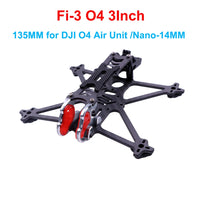 QWinOut 1.8inch/2 Inch /3Inch For DJI O4 Toothpick Frame Kit For 1002 1003 1303 1404 Brushless Motor GPS ELRSfor RC FPV Racing Drone