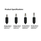 KT1359-8KG Electric Linear Actuator Built-In limit Protection Push Rod Stroke 10/15/20/25/30/50/75/100mm 80N-7mm/s For Airplane