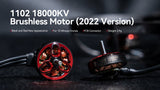 QWinOut 1102 Brushless Motors 1102 18000KV for 75mm Frame Meteor75 HD For RC FPV  BWhoop Racing Drone Quadcopter