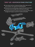 QWinOut 5.1 Inch Carbon Fiber X-Frame Kit 230mm Wheelbase 7mm Thickness Arm For FPV Racing Freestyle Drone for DJI O4 Pro/O4 Lite Camera