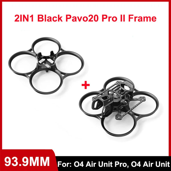 BETAFPV Pavo20 Pro II Brushless BWhoop Frame Kit BWhoop Duct For Pavo20 Pro II Drone With 500MM RGB RGB LED Strip ND8 ND16 ND32