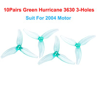 Gemfan(10CW+10CCW) Hurricane 3525 3630 4023 4525 3.5inch/4inch 1.5MM 3-Holes PC Propeller for 1806-2004 Motors for FPV Freestyle