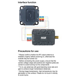 Axisflying 1.2G / 3.3G 4W VTX Analog Transmitter High Power Wireless Video Transmission for FPV Drone