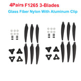 4Pairs (4CW+4CCW) Gemfan F1510 F7036 F1051 10inch Folding Propeller 2-Blade/3-Blade Glass Fiber Nylon for FPV Long Range Drones