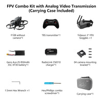 Radiolink F108 Optical Flow FPV RC Racing Micro Drone Bwhoop Quadcopter for Beginners PNP RTF