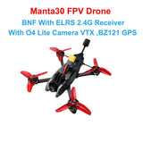 Axisflying 6S Manta30 3inch FPV Drone with GPS O4 Lite Camera VTX Argus F745 AIO Flight Controller 40A ESC 2650KV Motors