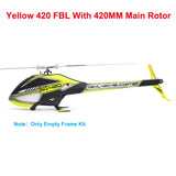 ALZRC-RC Devil 380 Devil 420 FAST FBL 6CH 3D Red / Green Flying RC Helicopter Kit With 380MM 420MM Carbon Fiber Main Tail Paddle