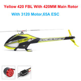 ALZRC-RC Devil 380 Devil 420 FAST FBL 6CH 3D Red / Green Flying RC Helicopter Kit With 380MM 420MM Carbon Fiber Main Tail Paddle