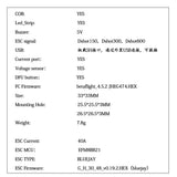 JHEMCU G474AIO Built-in 40A ECS F4 3-6S AIO STM32G474/170MHZ ICM-42688-P/Gyro Flight Controller for Toothpick RC FPV Drone