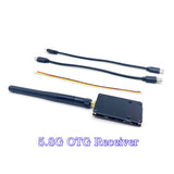QWinOut 5.8G 56CH FPV Receiver OTG USB Video Module 56 Channels Mini Mobile Phone Receiver for RC Drone Quadcopter Airplane Model
