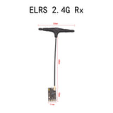 HAKRC ELRS 915MHz / 2.4GHz NANO ExpressLRS Receiver with T type Antenna Support Wifi upgrade for RC FPV Traversing Drones Parts