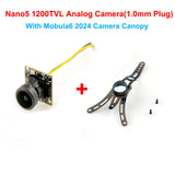 Happymodel Nano5 1/3 CMOS 1200TVL FPV With Camera Mount Bracket Frame Kit 1208 Propellers For Mobula6 2024 FPV Drone