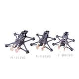 QWinOut Frame Kit Fi-150 EVO 3.5inch/ Fi-100-EVO 2 Inch/ Fi-118-EVO 2.5 Inch/ Fi-135-EVO 3 Inch Toothpick Frame Kit RC Drone for O3 Air Unit