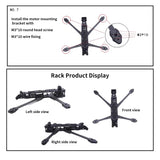QWinOut 310MM 7inch Carbon Fiber FPV Long Range Frame Kits for FPV Freestyle Long Range Analog Digital Drone For Vista Unit