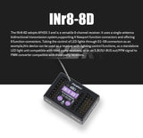 FlySky INr8-8D 8CH Third Generation Receiver 2.4G Receiver Upgrade AFHDS3 Protocol 4096 Resolution for RC Car Flysky Transmitter