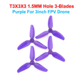 4Pairs HQProp T3X3X3 DT63 V2 Ducted 63mm 2.5inch 3inch 3-Blade Propeller for RC FPV Racing Toothpick Cinewhoop Duct Drones