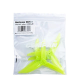6Pairs Gemfan Hurricane 3525-3 3 Paddle PC Propeller T-mount 1.5mm Support for 1806-2004 Motor for FPV 3.5inch Toothpick Drones