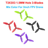 4Pairs HQProp T3X3X3 DT63 V2 Ducted 63mm 2.5inch 3inch 3-Blade Propeller for RC FPV Racing Toothpick Cinewhoop Duct Drones
