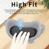 QWinOut For DJI Neo2/Avata 2 FPV Goggles N3 Dust Cover Sponge Eye Mask Dustproof Sunshade Lens Protection Cover Anti-scratch Accessories