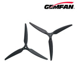 Gemfan F1265 F1307 F1407 F1510 12inch 15inch Folding Propeller 3-Blades Glass Fiber Nylon W Metal Clip for Long Range Drones