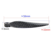 Feichao 1 Pair Carbon Fiber Propeller Low Noise Folding Props Quick Release Paddle with Screws For Mavic Mini Drone Accessories