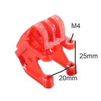QWinOut 3D Printed TPU Material Camera Mount for 19mm Width Camera for RC Drone FPV Racing RC Models Toys Parts DIY Accessories