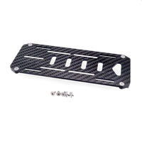 ShenStar Carbon Fiber RC Car Battery Mount Plate Tray w/ Battery Strap for SCX-10 SCX10 1/10 RC Crawler Car Truck Spare Parts