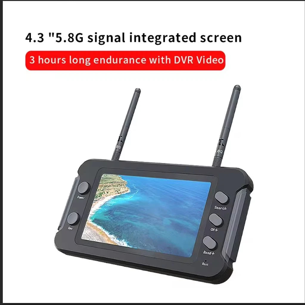 Handheld Screen SoloGood 5.8G 40 channel FPV handheld screen 4.3 inches 800*480 Resol ...