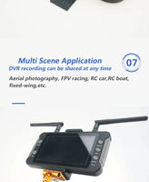 SoloGood 5.8G 40 channel FPV handheld screen 4.3 inches 800*480 Resolution DC5V/2A with Interface Antenna For Drone