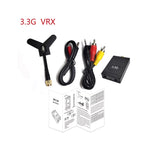 Sologood Long Range 3.3GHz 2.5W FPV Video Transmitter VTX 8CH 4000mW 3.3G VRX Receiver Kit for FPV RC Racing Drone Goggles