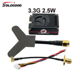 Sologood Long Range 3.3GHz 2.5W FPV Video Transmitter VTX 8CH 4000mW 3.3G VRX Receiver Kit for FPV RC Racing Drone Goggles