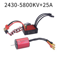 Surpass Hobby 2430 5800KV Brushless Motor + 25A Brushless Speed Controller ESC Combo Waterproof For Tamiya 1/18 1/16 RC Car