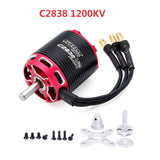 Surpass Hobby C2822 C2826 C2830 C2834 C2838 C3530 C3536  V2 2-3S 2-4S 14-pole Outrunner Brushless Motor For Fixed-wing Aircraft