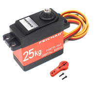 Waterproof Digital Servo 90/120/180/270/360 Degree RC Servo 12KG 20KG 25KG 30KG 35KG Full Metal Gear High Torque for Cars Robot