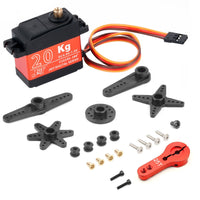 Waterproof Digital Servo 90/120/180/270/360 Degree RC Servo 12KG 20KG 25KG 30KG 35KG Full Metal Gear High Torque for Cars Robot