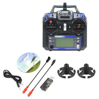 JMT Flight Simulation Kit 22 in 1 Simulator with FS I6 Transmitter & Remote Controller Rocker Mount for Aircraft Helicopter