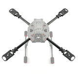 JMT 6PCS 16MM*14MM*150MM 3K Carbon Fiber Tube with 16mm Clamp Type Motor Mount Plate Holder & Z16 Folding Arm Tube Joint for 6-axle Aircraft RC Hexacopter DIY Copter Drone