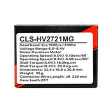 JX CLS-HV2721MG/30g Medium sized Waterproof Servo IP67
