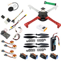 QWinOut DIY Drone Quadcopter T450 450mm Frame kit 920KV CW CCW Motor 9433 Propellers 30A ESC APM 2.8 Flight Controller GPS Compass