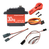 JMT 30KG Digital Servo Large Torque Metal Shell Waterproof Servo with Metal Servo Arm & Extension Cord For Car Model / Multi-rotor Aircraft / Helicopter / Robot / RC Toy